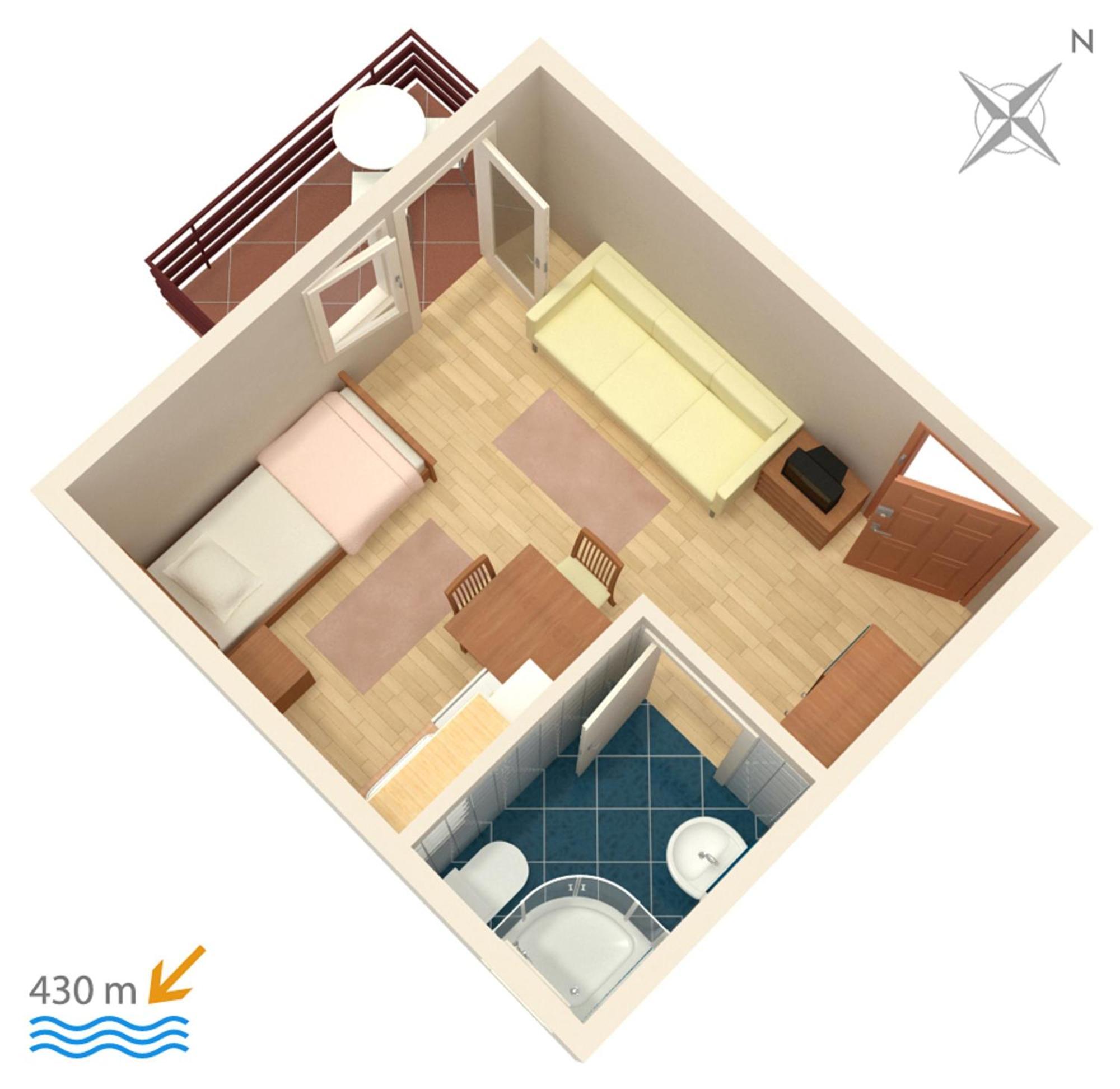 Apartments With A Parking Space Vodice - 4172 المظهر الخارجي الصورة